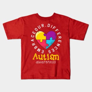 Autism Shirt - Autism Awareness Shirts for Women Men Kids Kids T-Shirt